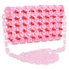 Iscream Pink Hearts Beaded Crossbody Bag