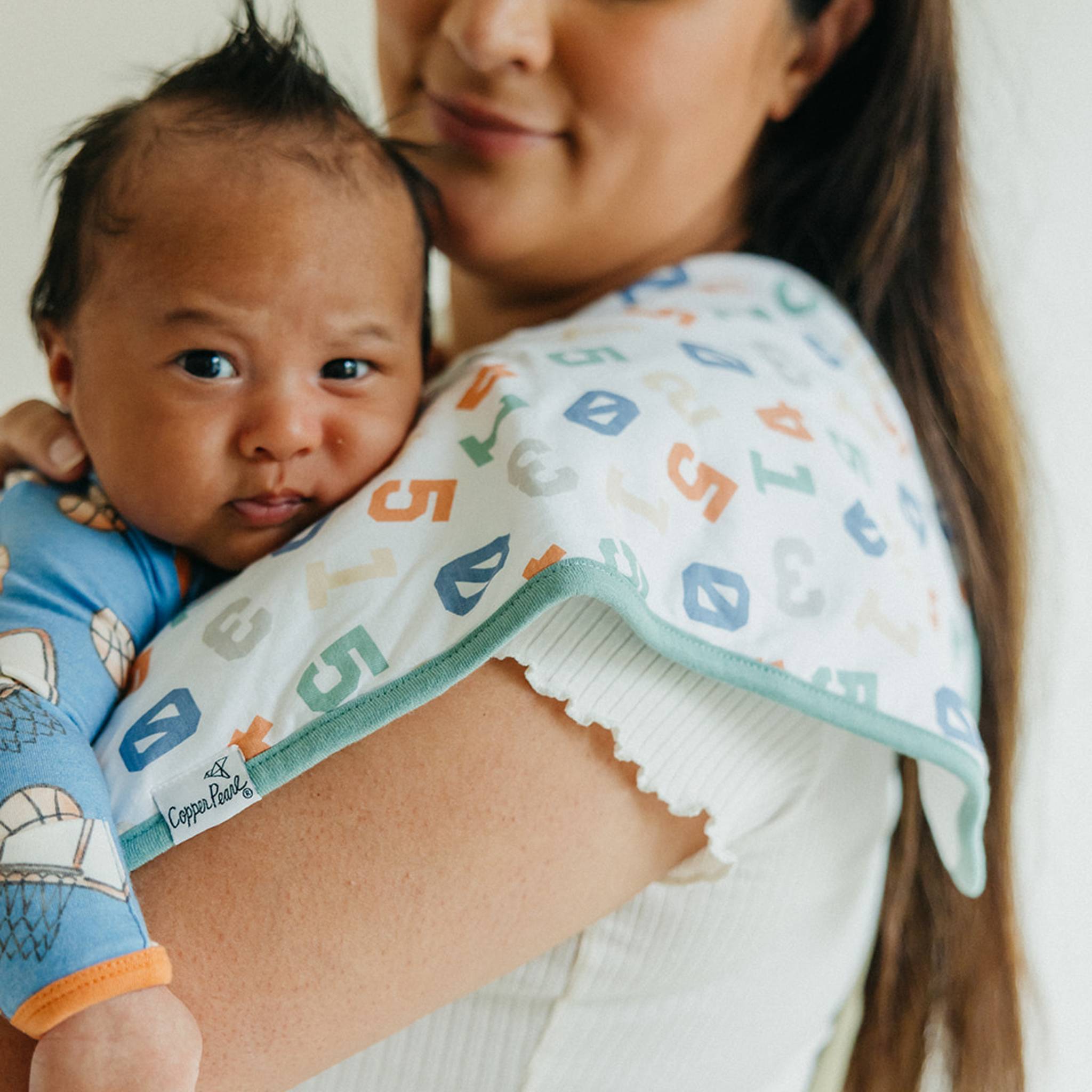 Copper Pearl Premium Burp Cloths | Dunk
