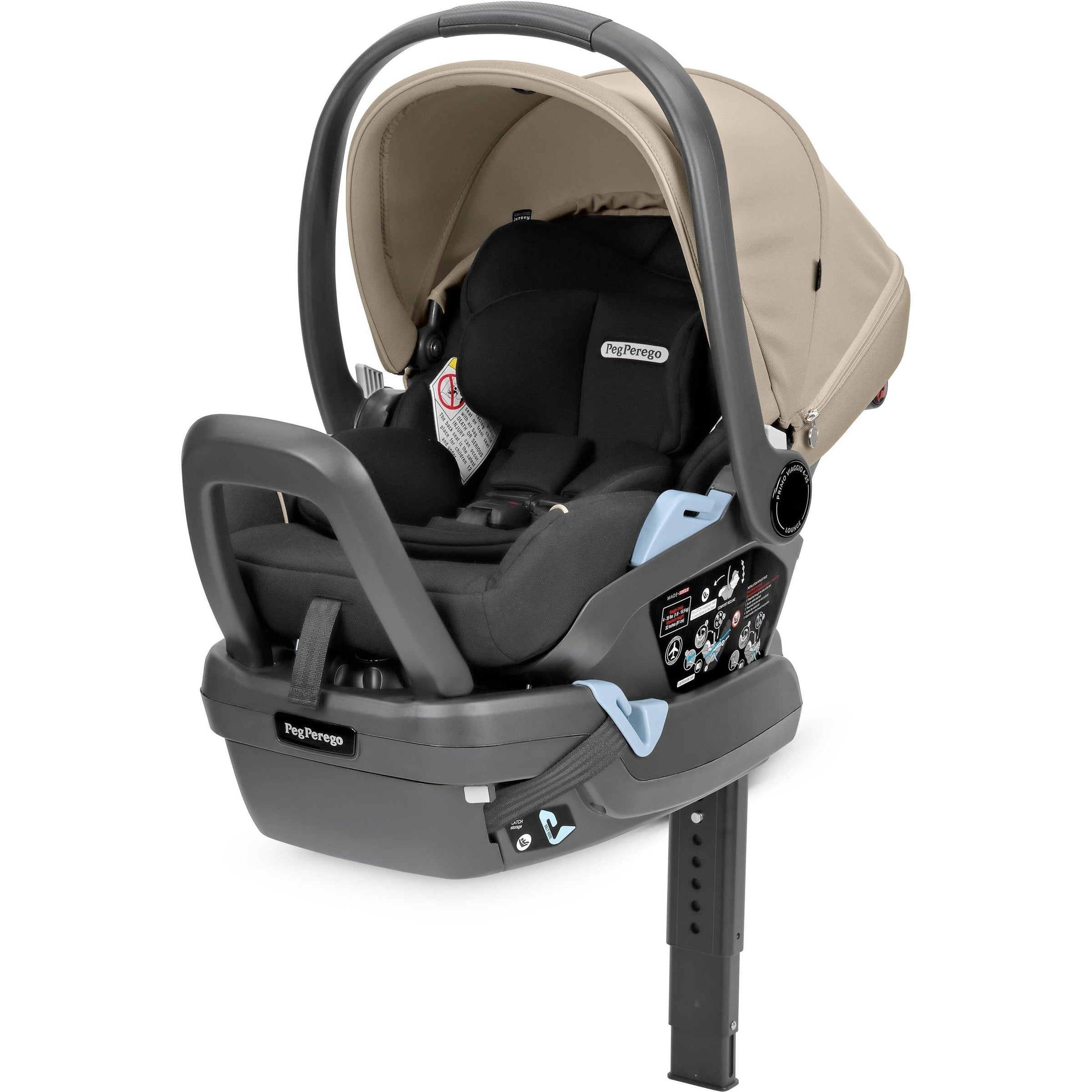 Peg Perego Primo Viaggio Lounge Infant Car Seat + Load Leg Base