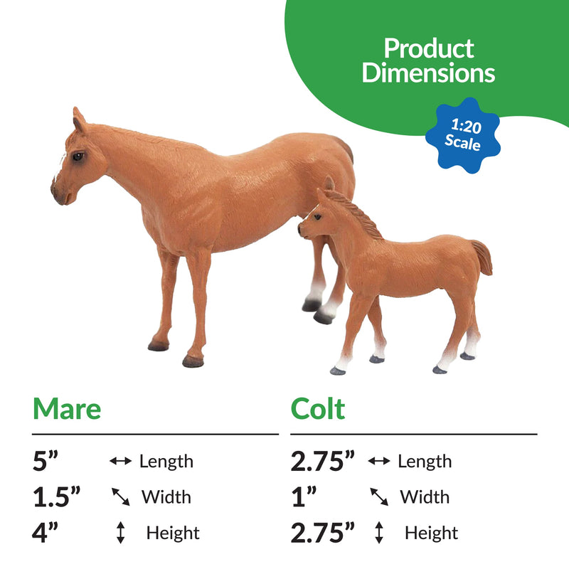 Big Country Toys Quarter Horse Mare & Colt