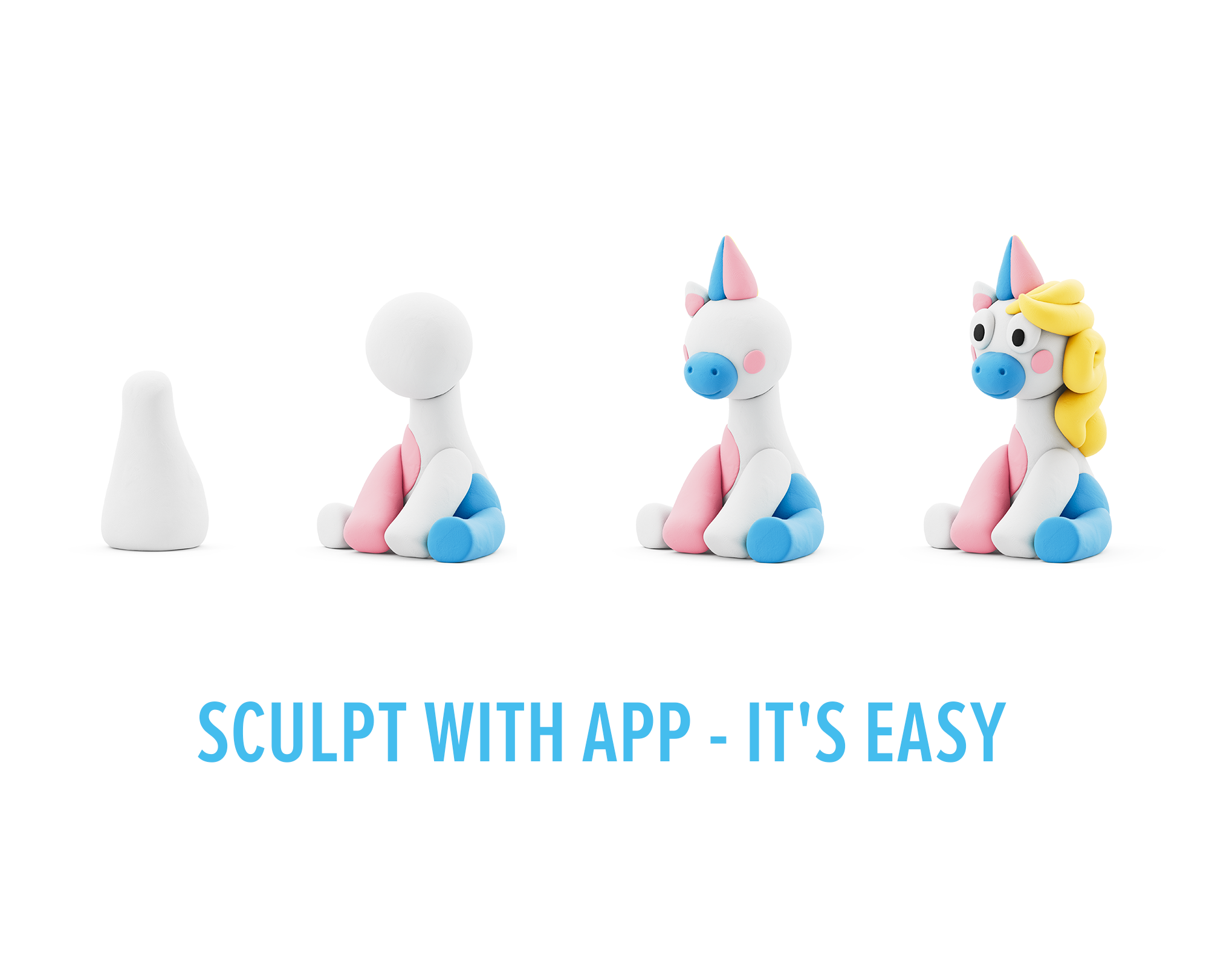 Fat Brain Toys Hey Clay | Unicorns