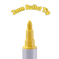 The Pencil Grip Magic Stix, Double-Ended Washable Acrylic Markers– Dual Tip (Bullet + Fine), 24 Pack