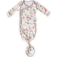 Copper Pearl Newborn Knotted Gown | Rufus