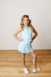 Swoon Baby Clothing Blue Sky Bow Proper Set