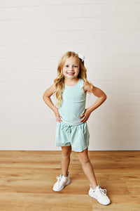 Swoon Baby Clothing Aqua Butterfly Shortie