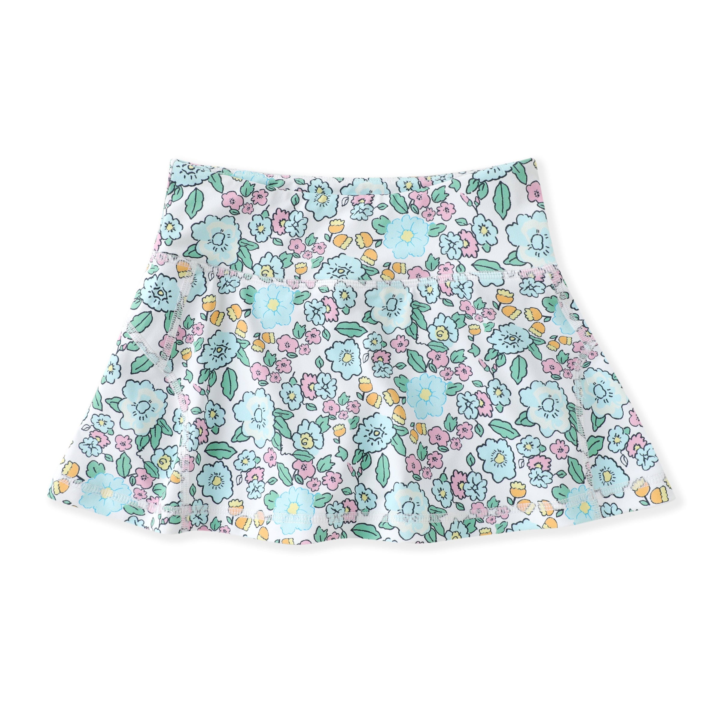 Swoon Baby Clothing Aqua Bloom Tennis Skirt
