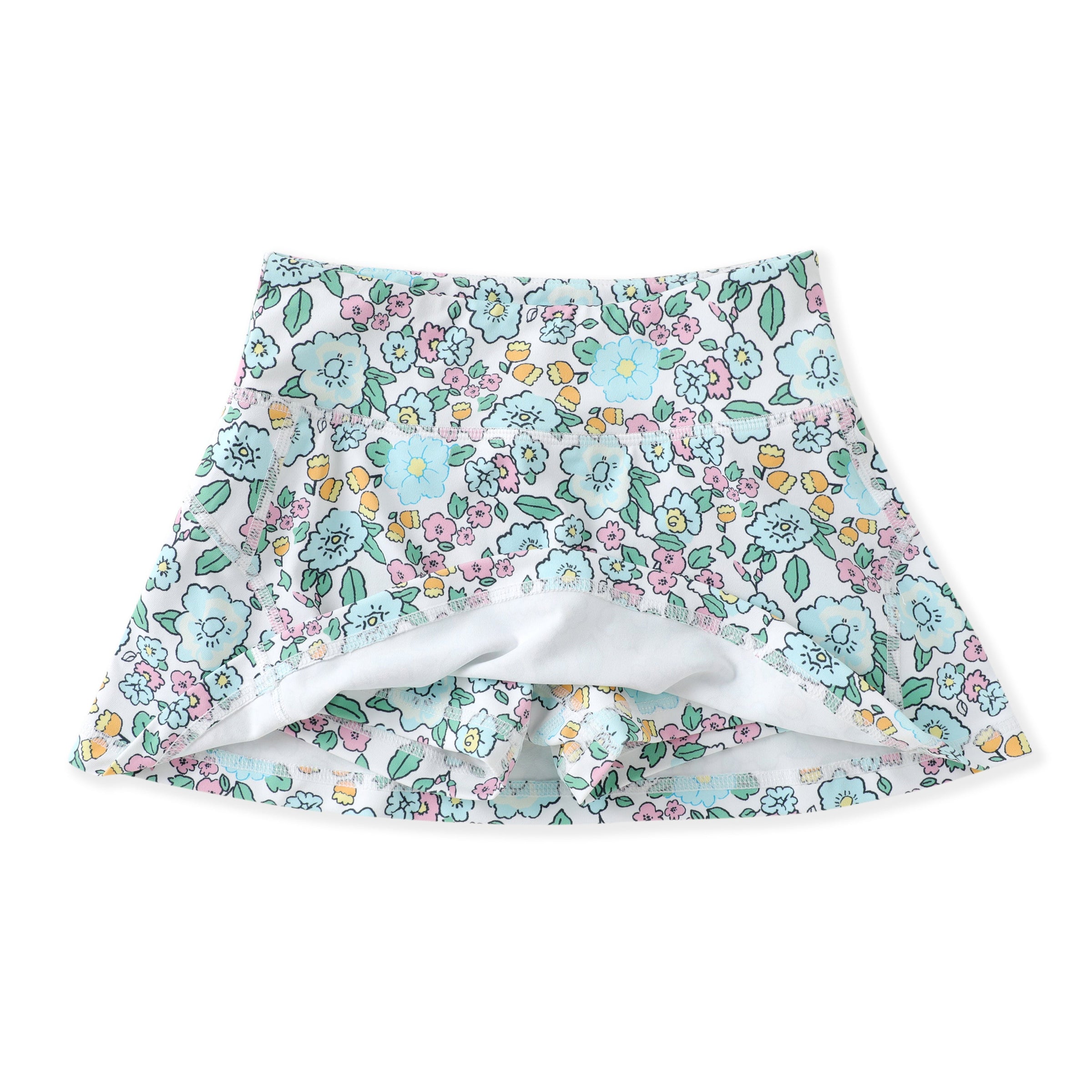 Swoon Baby Clothing Aqua Bloom Tennis Skirt