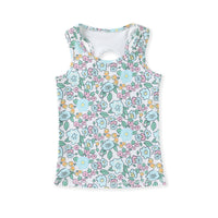 Swoon Baby Clothing Aqua Bloom Tank