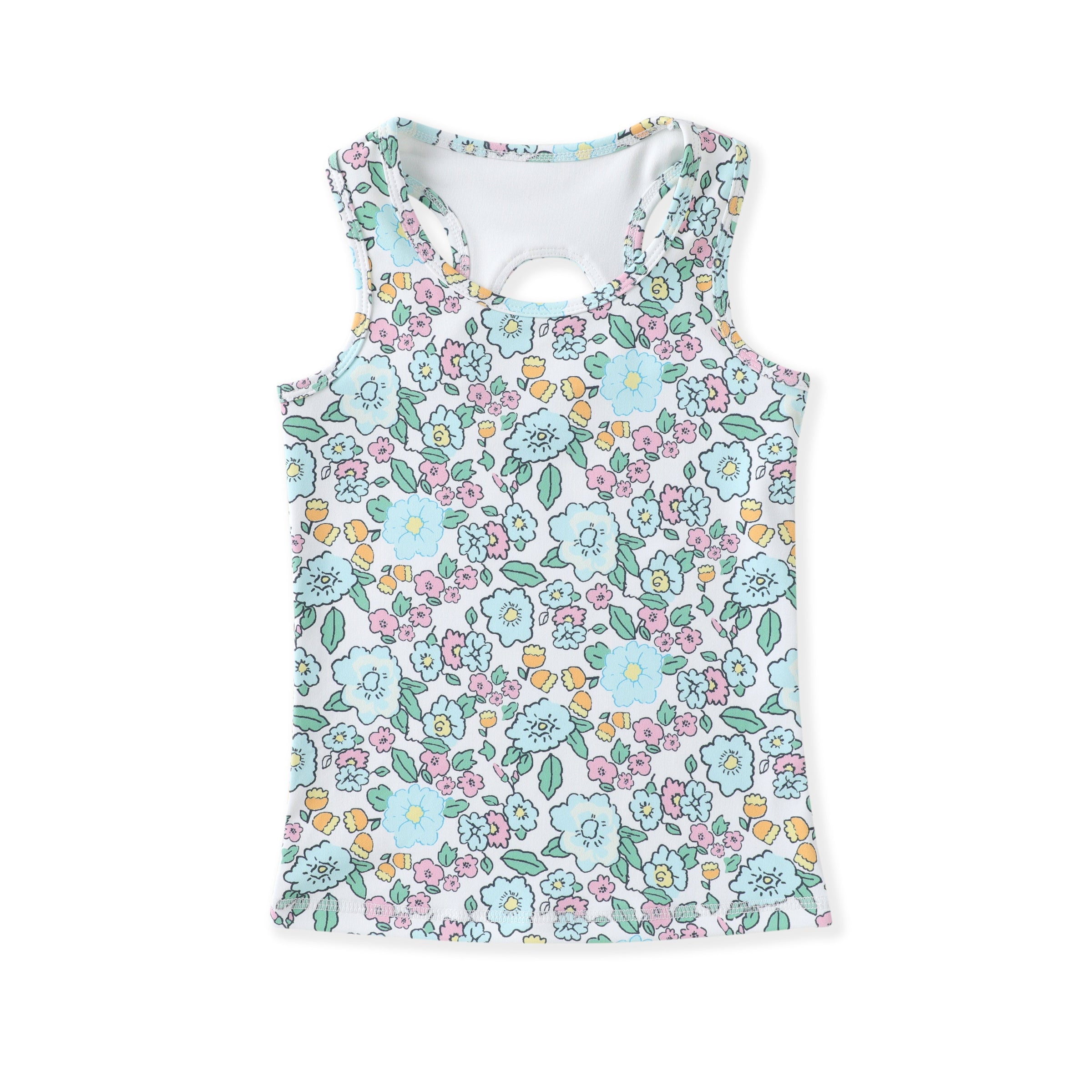 Swoon Baby Clothing Aqua Bloom Tank