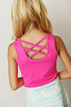 Swoon Baby Clothing Fuchsia Tank