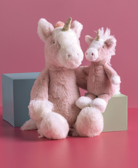 Mud Pie Unicorn Mama & Baby Plush Set