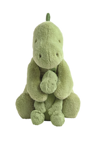 Mud Pie Dino Mama & Baby Plush Set