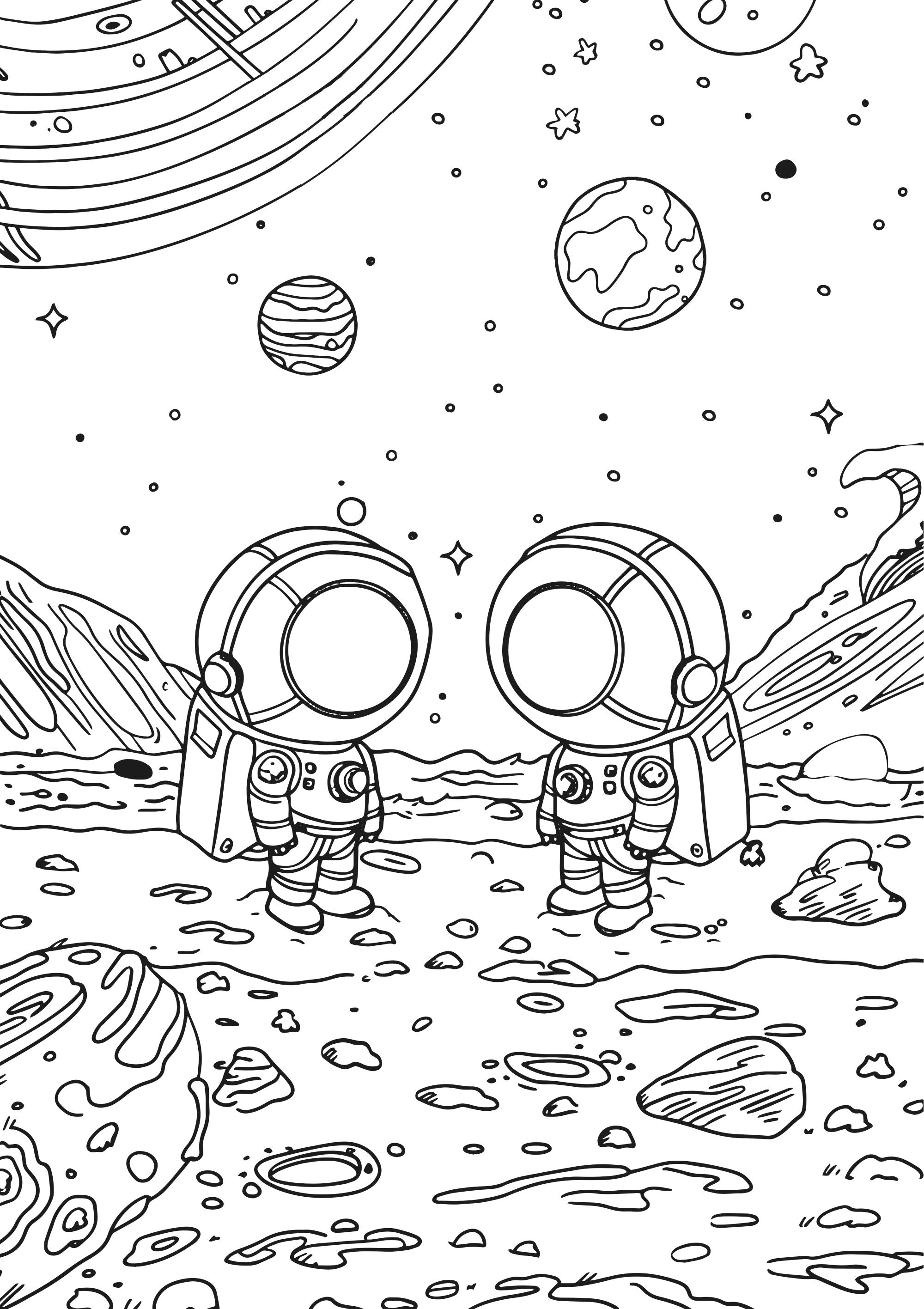 Nova Toys Space Race XXL Coloring Book