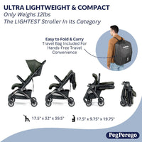 Peg Perego Volo Stroller + Travel Bag