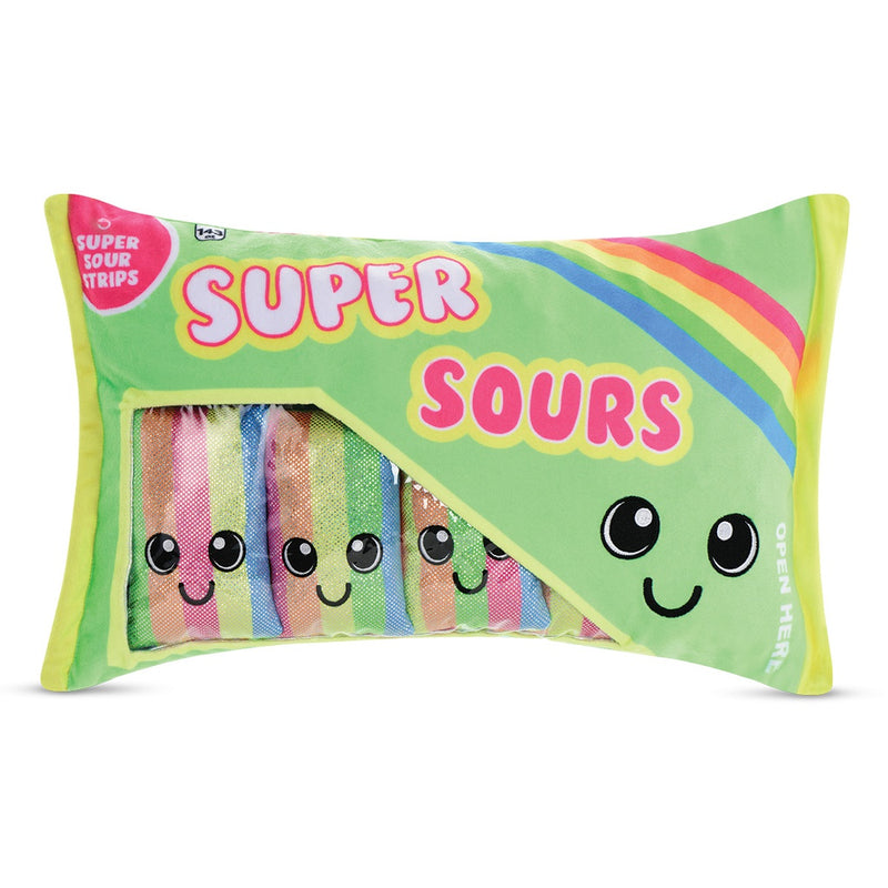 Iscream Super Sour Strawberry Scented Fleece Plush