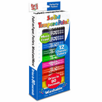 The Pencil Grip Kwik Stix Paint Sticks, Set of 12 Classic Colors