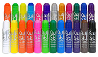 The Pencil Grip Kwik Stix Paint Sticks, Set of 24: Classic, Neon & Metallic
