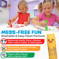 The Pencil Grip Kwik Stix Paint Sticks Cuties, Set of 12 Colors