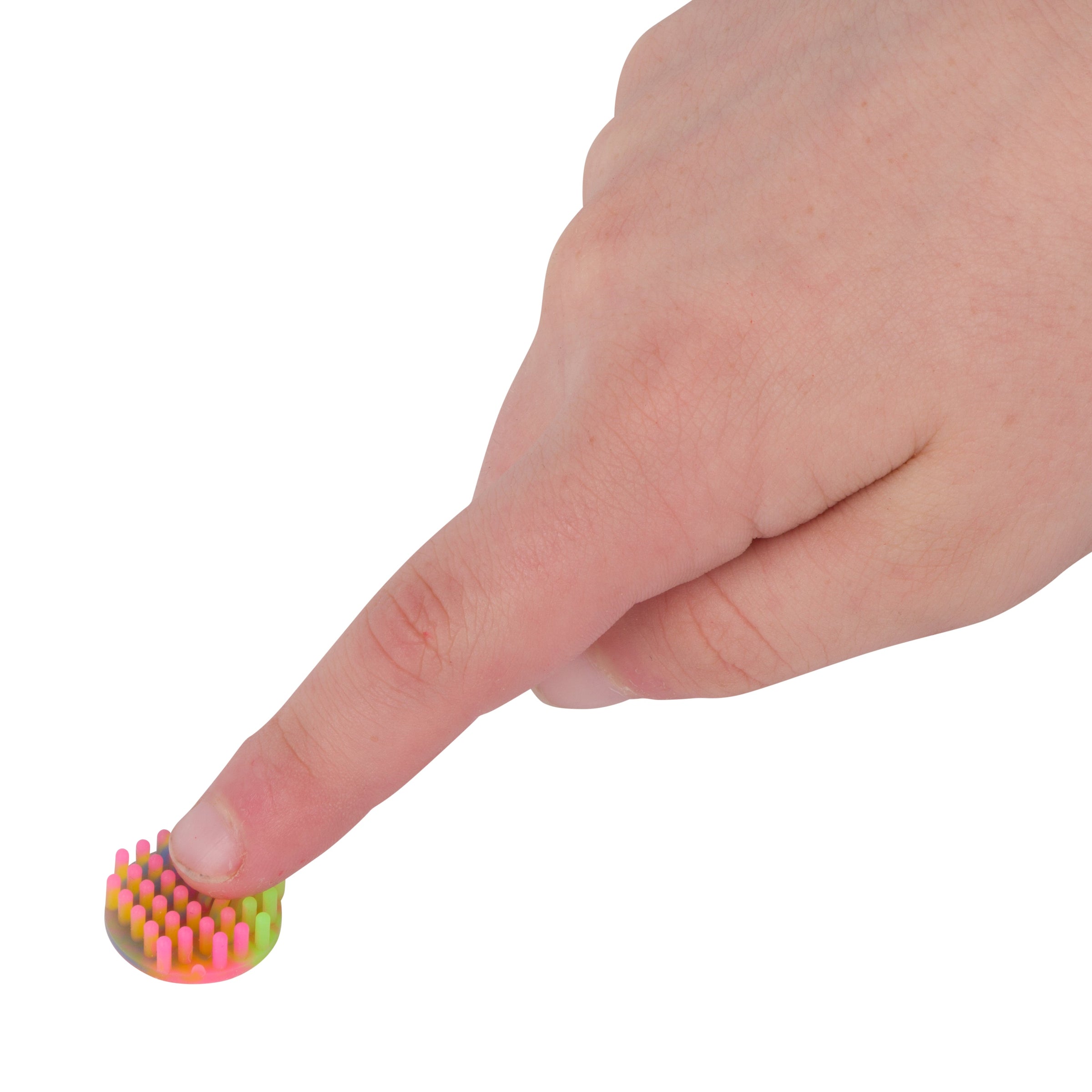The Pencil Grip Silicone Mini Zen Dots, Neon, Textured Fidget Strips, 15 Pack