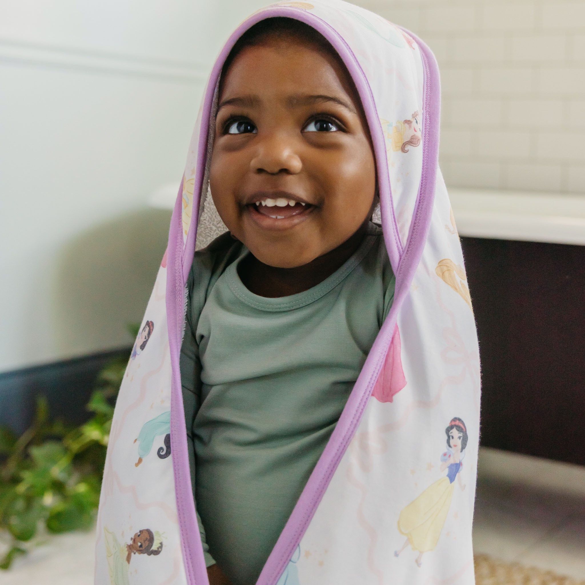 Copper Pearl Premium Baby Knit Hooded Towel | Disney Princess