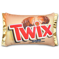 Iscream Twix Candy Microbead Plush Pillow