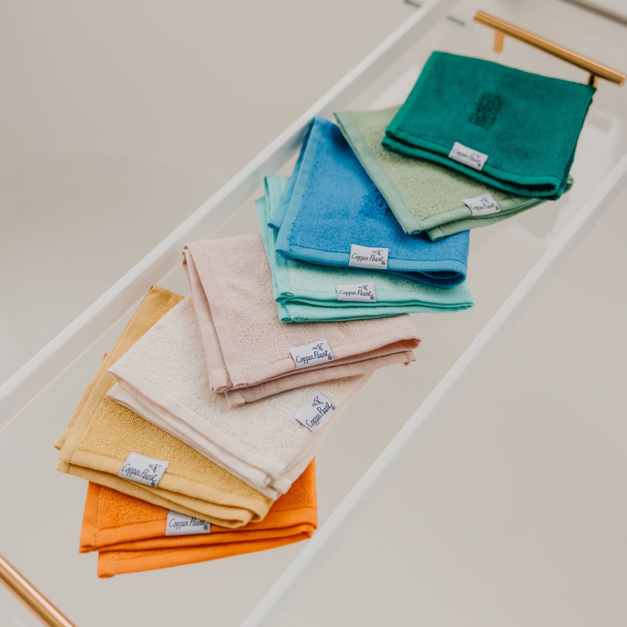 Copper Pearl Ultra Soft Washcloths | Wade