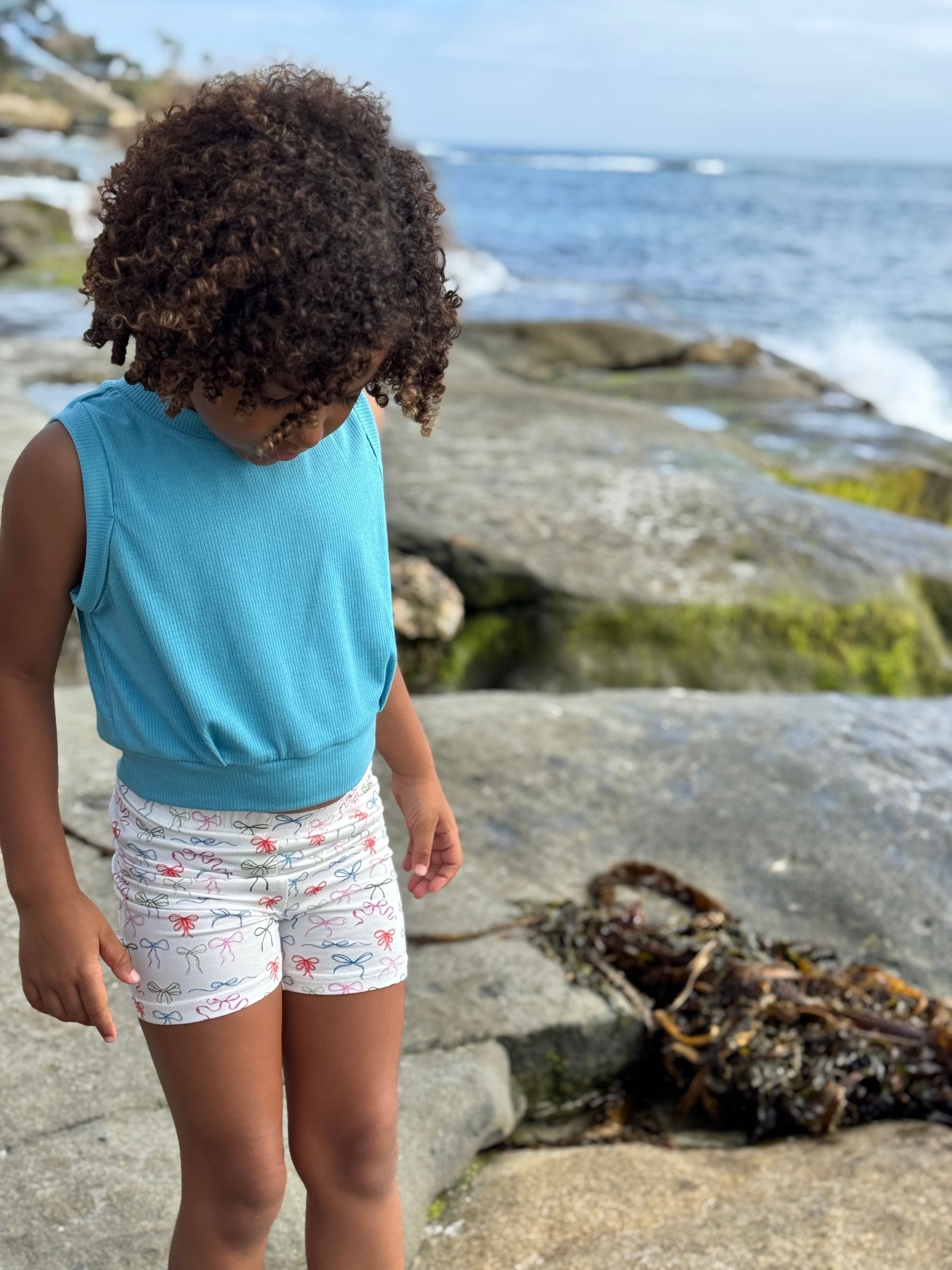 Vignette Danny Top | Teal Rib