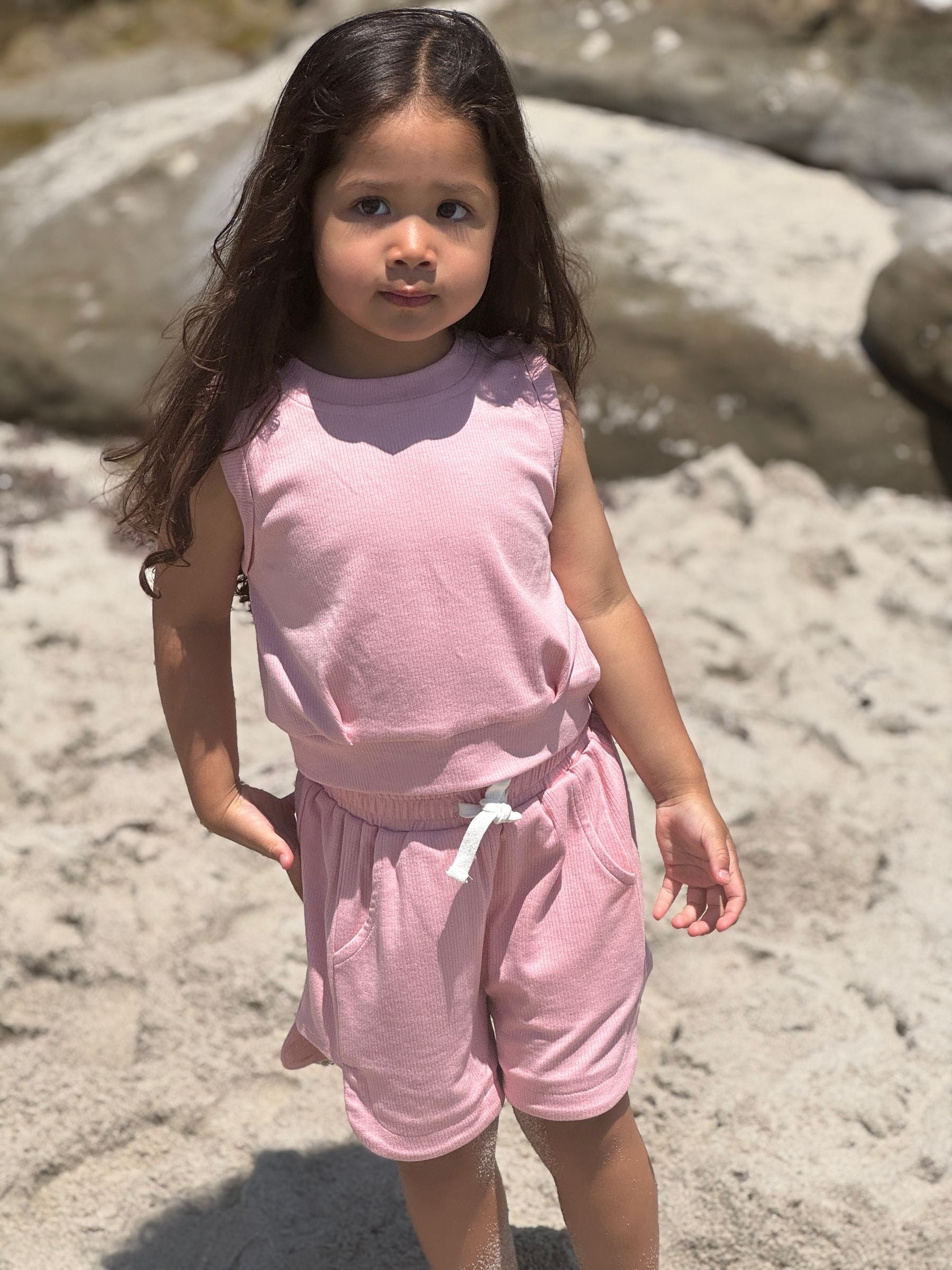 Vignette Harley Shorts | Pink Rib