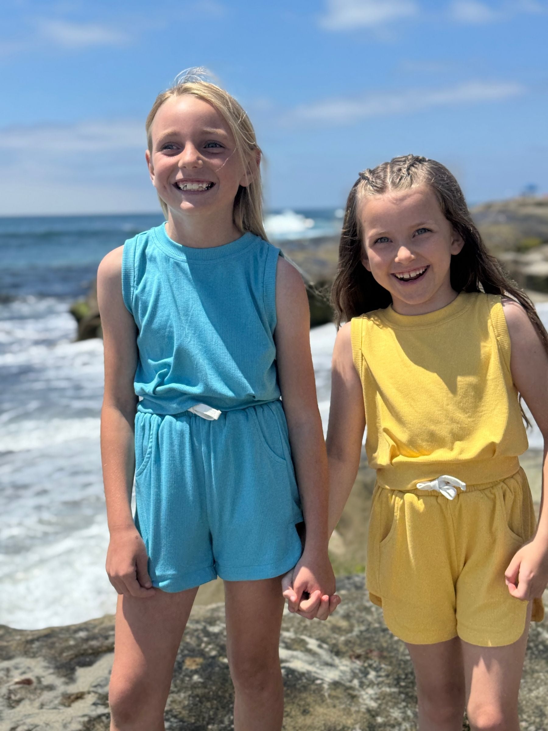 Vignette Harley Shorts | Teal Rib