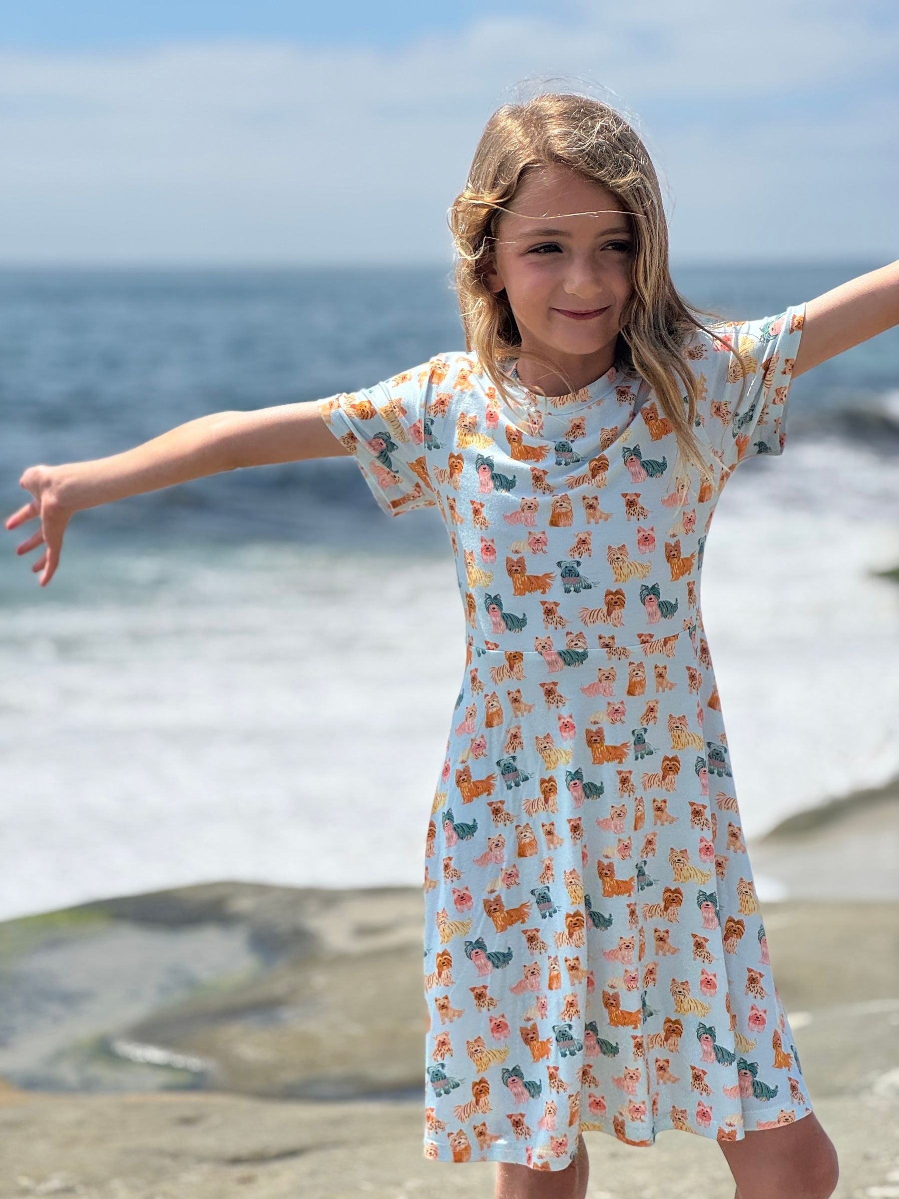 Vignette Twirl Dress | Puppies