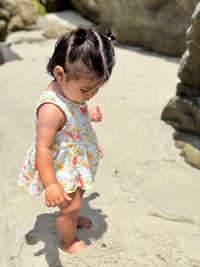 Vignette Nellie Onesie Dress | Retro Roses