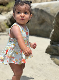 Vignette Nellie Onesie Dress | Retro Roses