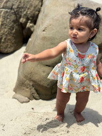 Vignette Nellie Onesie Dress | Retro Roses