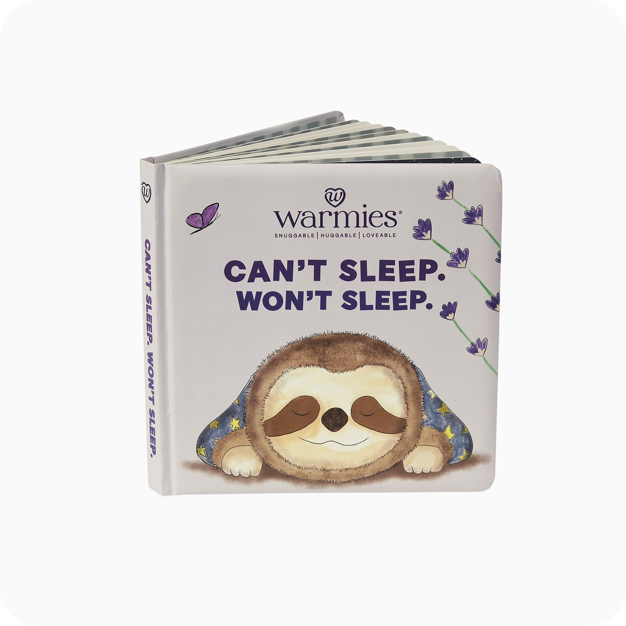 Warmies Can't Sleep. Won't Sleep. Board Book