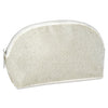 Iscream White Crystal Oval Cosmetic Bag