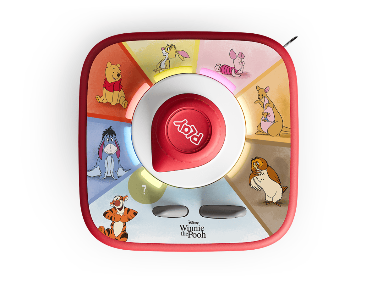Tonies Disney Winnie the Pooh Toniebox 2 Play Set - Sunset Red