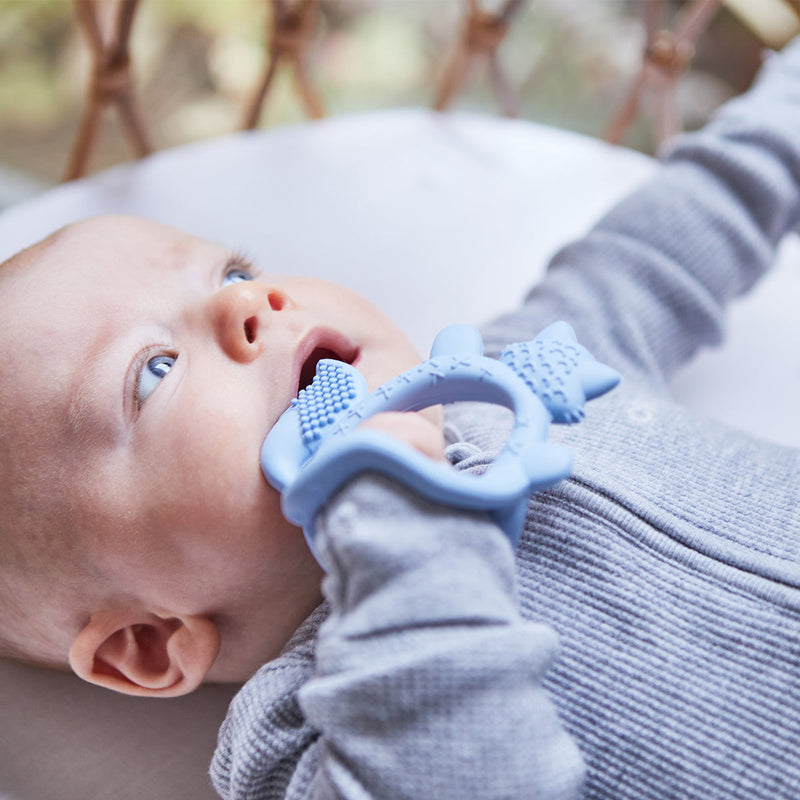 B.Box Wrist Teether | Lullaby Blue