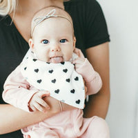 Copper Pearl Baby Bandana Bibs | Blush