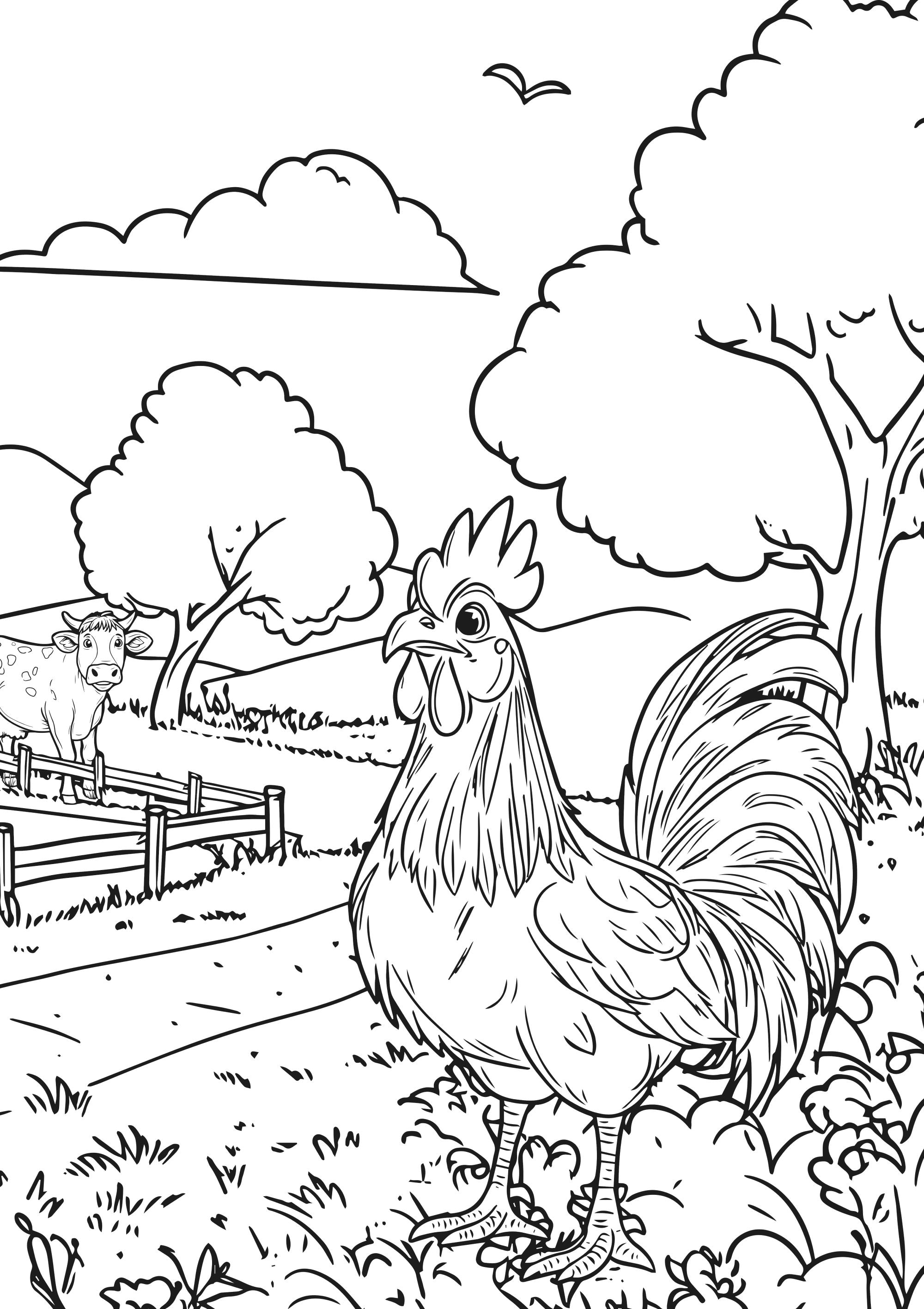 Nova Toys Farm Friends XXL Coloring Book