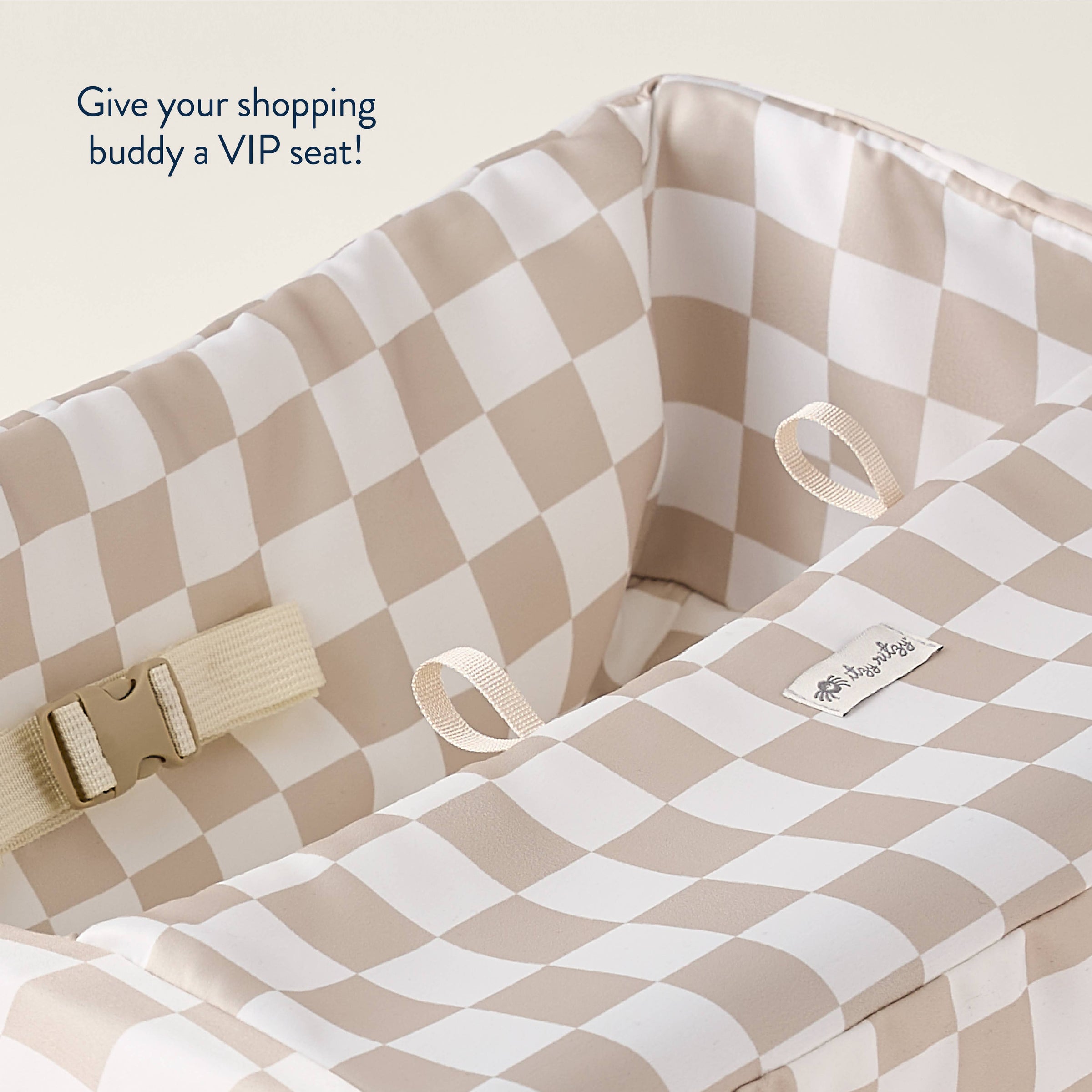 Itzy Ritzy - Checkerboard Itzy Shopping Cart Cover™