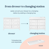 DaVinci Kalani 6-Drawer Double Wide Dresser