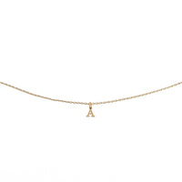 Brenda Grands Waterproof Jewelry - Waterproof Dainty Gold Initial Necklace