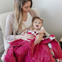 Saranoni Satin Back Receiving Blankets