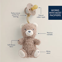Itzy Ritzy Bitzy Pal Natural Rubber Pacifier & Plush