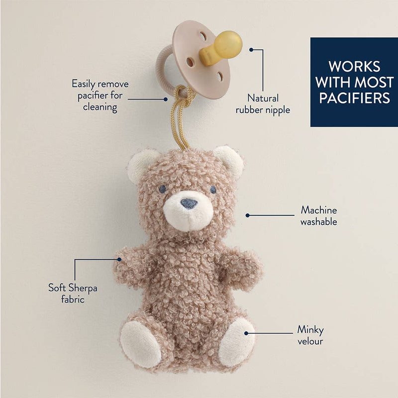 Itzy Ritzy Bitzy Pal Natural Rubber Pacifier & Plush