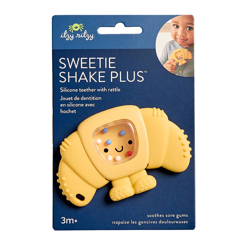 Itzy Ritzy Sweetie Shake Plus Teething + Rattle Toy