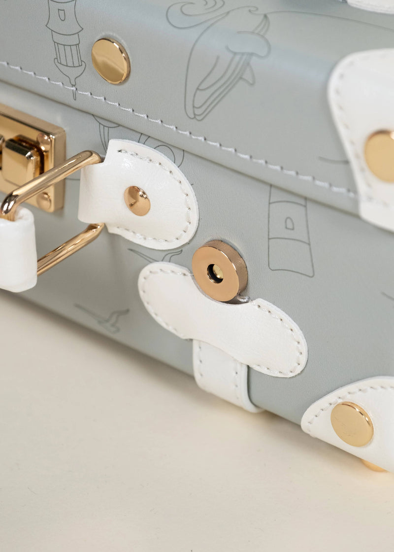 Coco Village Vegan Leather Play Suitcase | Ocean
