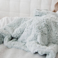Saranoni Dream Receiving Blankets | Heather Blue