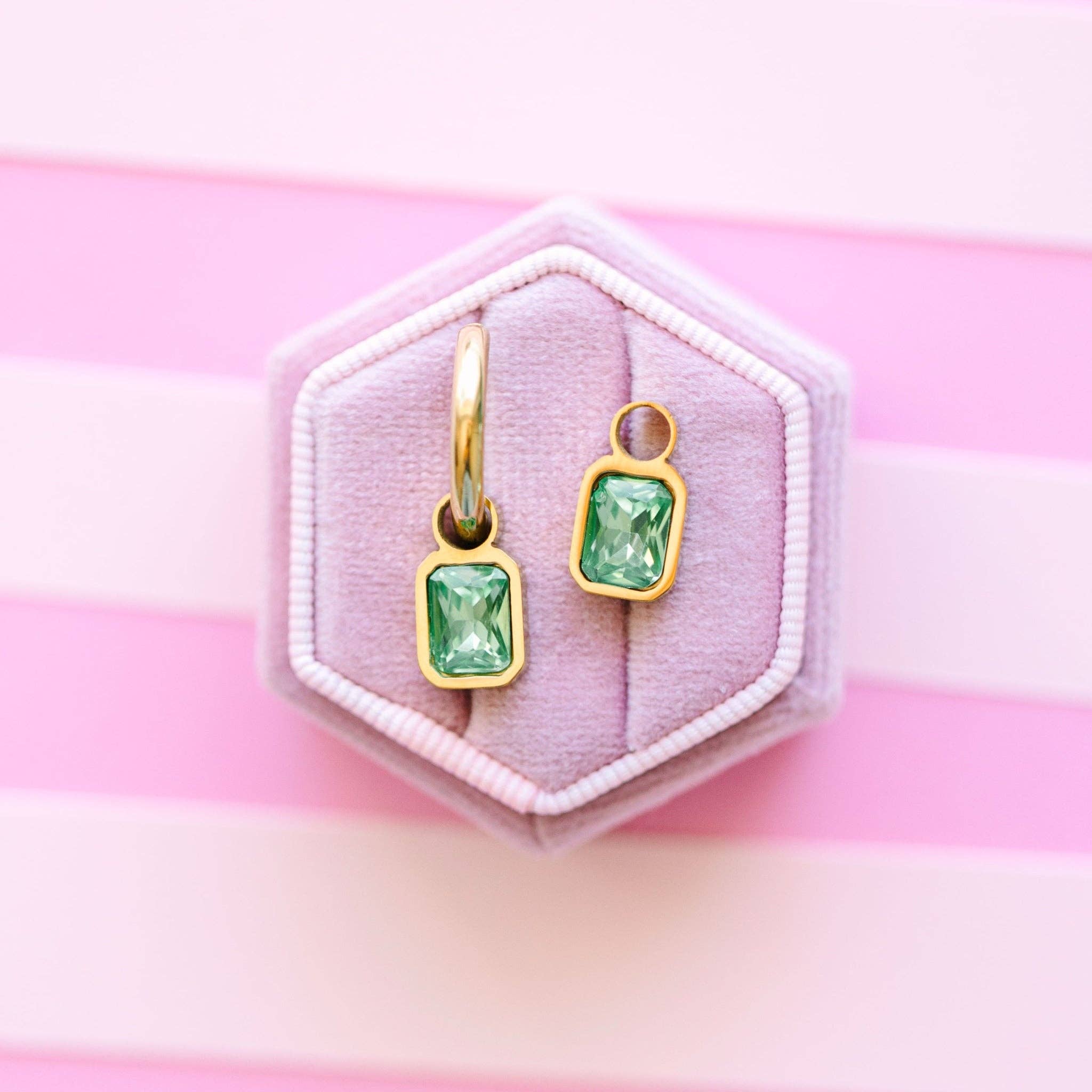 Pierced Co - Emerald Gem Charms