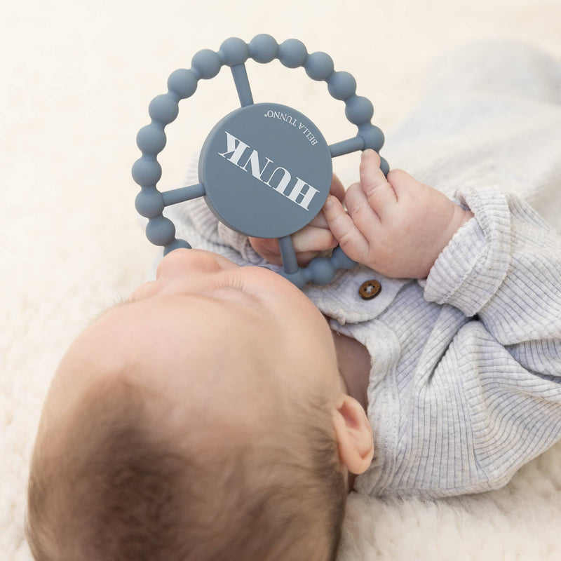 Bella Tunno Hunk Blue Happy Teether